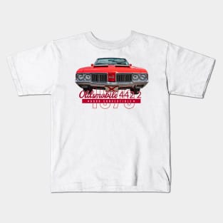 1970 Oldsmobile 442 2 Door Convertible Kids T-Shirt